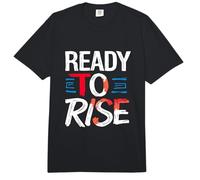 Ready to Rise Bold Typography Comfort Colors Adult Heavyweight T-Shirt