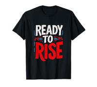Ready to Rise Impactful Typography T-Shirt