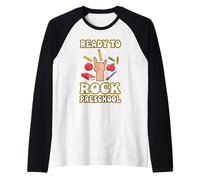 Ready to Rock Preschool Raglan Baseball Tee