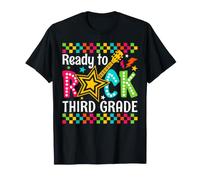 Ready to Rock Third Grade Guitar Back to School Boys Kids T-Shirt