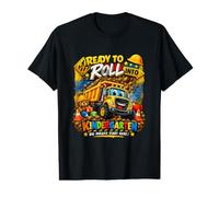 Ready to Roll Into Kindergarten Dump Truck First Day tee Value Graphic T-Shirt