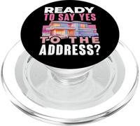 Ready To Say Yes To The Address? Real Estate PopSockets PopGrip for MagSafe