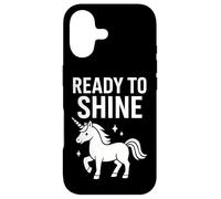 Ready To Shine Unicorn Graphic Funny Positive Case for iPhone 17