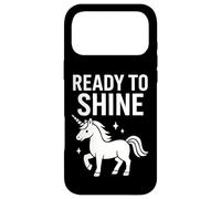 Ready To Shine Unicorn Graphic Funny Positive Case for iPhone 17 Pro Max