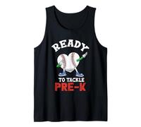 Ready to Tackle Pre-K Grade Joke Back to School Student Team Tank Top
