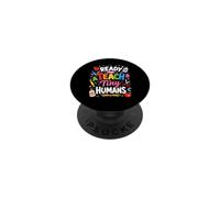 Ready To Teach Tiny Humans Kindergarten Teacher Design PopSockets Adhesive PopGrip