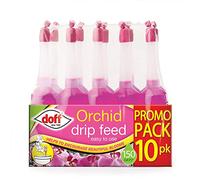 Ready-to-Use Drip Feeders for Hanging Baskets & Tubs & Orchid Drip Feed Easy to Use Help in the Growth of Vibrant Colors & Bloom House Plant Food (Orchid Drip Feeders 10 PCK)