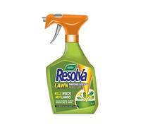 Ready to Use Lawn Weedkiller Spray 1L - Kills Weeds Not Grass, Targets Dandelion, Clover & Broad-Leaf Weeds, Non-Drip Trigger, Effective Root Kill