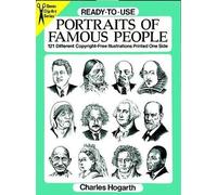 Ready-to-Use Portraits of Famous People: 121 Copyright-Free Designs Printed One Side (Dover Clip-Art Series)