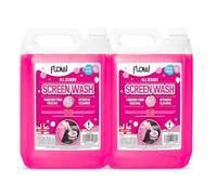 Ready to Use Screen Wash 5L - Pack of 2 | Winter & Summer Windscreen Cleaner for Clear Visibility | Removes Dirt, Grime & Traffic Film | Anti-Freeze Formula