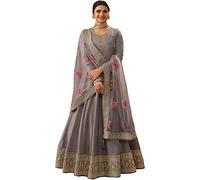 Ready to Wear Indian Pakistani Long Anarkali Shalwar Kameez Suits Women's Wear Eid Special Wedding Dresses Anarkali Salwar Kameez Gown Dress (UK, Numeric, 52, Regular, Regular, Lavender)