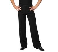 Ready4Dance Men’s Dance Trousers Black S-4XL - Ballroom, Latin and Standard - Made in Italy - Professional Stretch Fabric - Comfort, 4XL