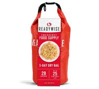 ReadyWise, 28 Servings, Breakfast, Lunch & Dinner, Grab & Go Dry-Bag, Freeze Dried, Up To 25 Years Shelf Life, Emergency Food, 3 Days For 1 Person