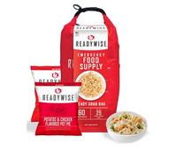ReadyWise, 60 Servings, Breakfast, Lunch & Dinner, Grab & Go Dry-Bag, Freeze Dried, Up To 25 Years Shelf Life, Emergency Food, 7 Days For 1 Person, 1 Week Food