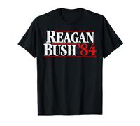 Reagan Bush '84 Ronald Reagan George Bush Campaign T-Shirt