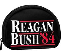 Reagan Bush '84 Women and Girls Cute Fashion Coin Purse Wallet Bag Change Pouch Key Holder