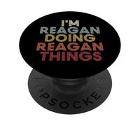 Reagan Name Reagan Personalized Name First Given PopSockets Adhesive PopGrip
