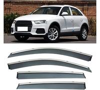 REAGAR Car Wind Deflectors for Audi Q3 2013 2018, Guard Stick On Fitment Wind Sun Rain Deflector Rain Guard Car Accessories