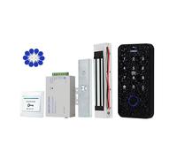 ReaIOKbii Bluetooth Tuya Access Control System Kit, Waterproof RFID Keypad, Fingerprint, 180kg/350lbs Magnetic Lock, 10 13.56MHz Keyfobs