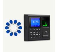 ReaIOKbii compact access control keyboard RFID card password fingerprint attendance machine time recorder employee sign-in equipment suitable for factories, schools, offices