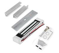 ReaIOKbii Electromagnetic Magnetic Lock Single Door Electric Lock 180KG (350LBs) With ZL Bracket DC12V Fail Safe NC Electric Lo ck Retention For Door Access Control System