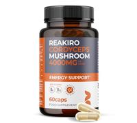 Reakiro Cordyceps Mushroom Capsules 4000mg, 60pcs