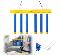 Reaktionstraining Spielzeug, Fallende Stöcke Spiel 3 Einstellbare Geschwindigkeitsmodi, Reaktionsspiel Stick Catching Game Hand Augen Koordination Game Stick für Kinder und Erwachsene (Blau) (Gelb)