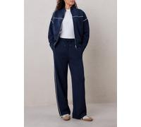 REAKTIV Navy Piped Scuba Wide Leg Jogger S