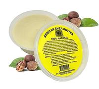 REAL African Shea Butter Pure Raw Unrefined From Ghana "IVORY" 8oz. CONTAINER by NATURAL COSMETICS