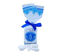 Real and Unique "MALESPINE" pastilles Made with Lourdes Water, Natural Mint Fragrance, Packaged in a Transparent Bag, Closed with a Satin Ribbon: 200 Grams, Shipped from Lourdes.