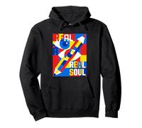 Real Art Soul Bauhaus Geometric Abstract Eye Pencil Pullover Hoodie
