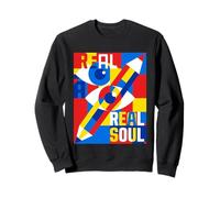 Real Art Soul Bauhaus Geometric Abstract Eye Pencil Sweatshirt