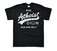 Real Atheist Black Men's T-Shirt, Size 2XL