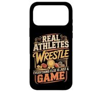 Real Athletes Wrestle Everything Else Is Just A Game Case for iPhone 17 Pro Max