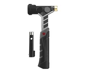 Real Avid Armorer's Master Hammer | 20oz 9-1/2" Long Hammer With Interchangeable Heads Including Soft Blow Hammer Head, Steel, Rubber Hammer Head & Brass Hammer Head + Integrated Magnetic Pin Starter