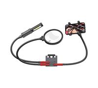 Real Avid Smart-Assist Accessory System - Quick-Connect Hands-Free Workbench Kit with Rechargeable 180-Lumen Work Light, 5" Magnifier & Cell Phone Holder for DIY Projects