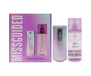 Real Babe by Missguided for Women - 2 Pc Gift Set 2.7oz EDP Spray, 7.4oz Body Mist