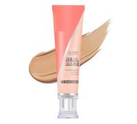 Real Base Oil Free Foundation | Matte Finish, Long Lasting & Lightweight Formula | Easy to Blend & Buildable Coverage | Waterproof Face Makeup Foundation (04 - Nude Beige, 40ml)