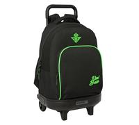 Safta Compact Extraible Real Betis Balompie 33l 45x33x22 Cm Wheeled Backpack Black Kids
