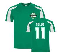 Real Betis Men's Mens Cristian Tello Betis Sports Training Jersey in Green | Size: Medium Real Betis Green M
