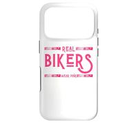 Real Bikers Wear Pink Breast Cancer Motorcycle Riders Bike Case for iPhone 17 Pro