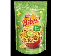 Real Bites delicately spiced, Real Bites stays true to its roots. Whether you’re spicing up,its timeless flavour and texture make it a versatile namkeen favourite. (Khatt-Mith)