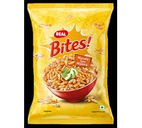Real Bites delicately spiced, Real Bites stays true to its roots. Whether you’re spicing up,its timeless flavour and texture make it a versatile namkeen favourite. (Masala-Sev-Mamra)