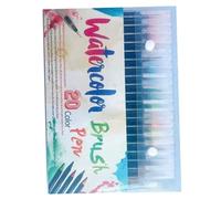 Real Brush Pens | Watercolour Brush Pen Set | Soft Artistic Flow Coloured Ink Brushes for Artists, , Beginners, Adults, Drawing, Painting