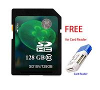 Real capacity SDXC card High speed SD card Class10 8GB 16Gb 32Gb 64Gb 128GB SD card Write in Speed 9M-12M/s memory card flash card SD card for camera smartphone (128GB)