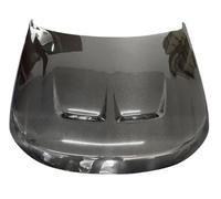 Real Carbon Fiber Bonnet Compatible For Sport 2014 2015 2016 2017 2018 2019 2020 SVR Front Engine Hood Vent Cov(Single-sided Carbon)