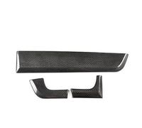 Real Carbon Fiber Car Central Dashboard Panel Decorative Cover Car Interior Accessories For Porsche For Panamera 971 2017-2021 FIXCOR(Black Carbon)