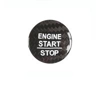 Real Carbon Fiber Car Engine Start Stop Switch Button Trim Cover Interior For For Odyssey/For CITY 2018-2019