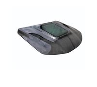 Real Carbon Fiber Car Front Engine Hood Vent Cover Compatible For Alfa Romeo Giulia 2015 2016 2017 2018 2019 2020 2021