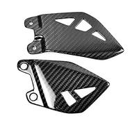 Real Carbon Fiber Foot peg Compatible with ZX10R passenger footpegs 2011-2024 2025 Fairing Cowl Cover Protector ZX-10R Foot Rest Heel Plate Guard Cover Footres ZX10RR